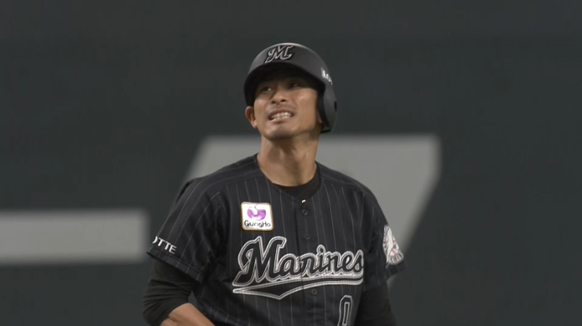 1回表・M荻野貴司 初回から盗塁を決め、チャンスを拡大させる!!