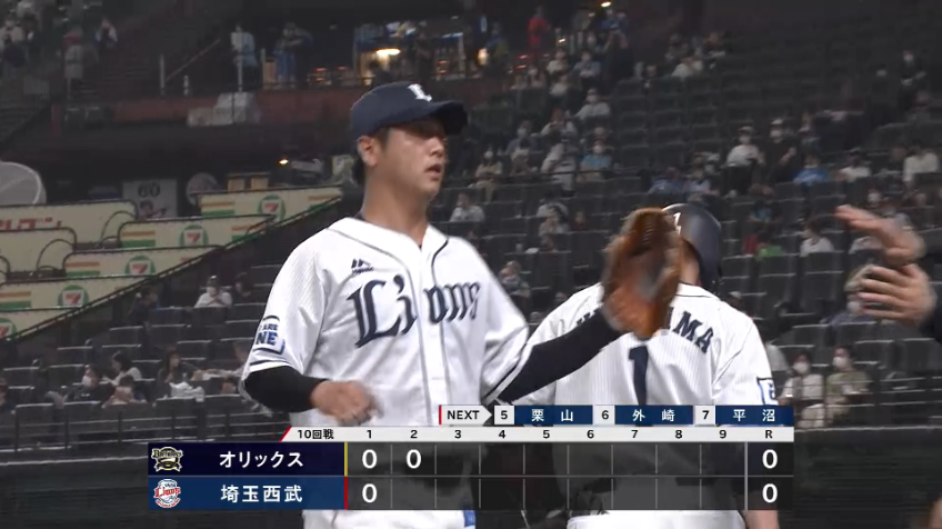 2回表・L高橋光成 3者凡退に抑える!!