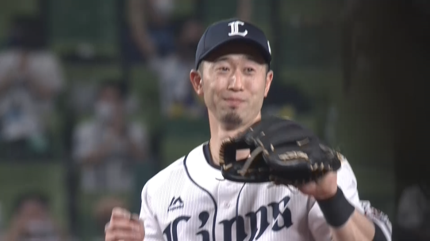 6回表・L外崎修汰 華麗なダブルプレーを見せる!!
