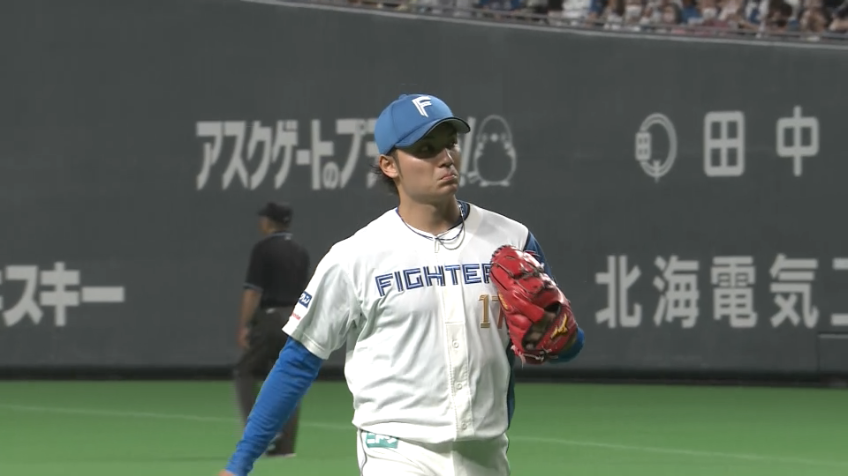 6回表・F伊藤大海 見逃し三振を奪いピンチを切り抜ける!!