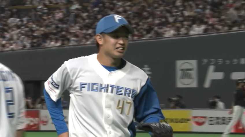 7回表・F鈴木健矢 3球三振に抑えて完璧なリリーフを見せる!!