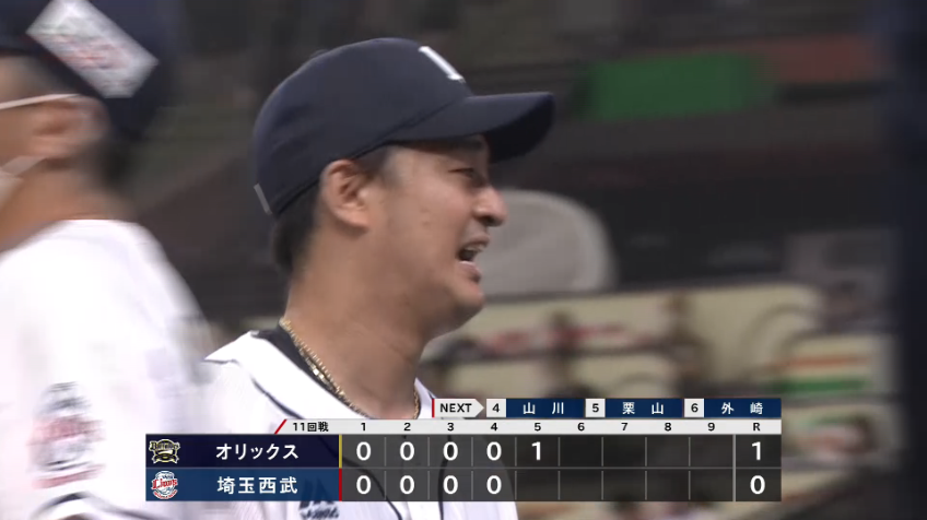 5回表・L平井克典 最後はスライダーで空振り三振!! 5回91球5安打6奪三振1失点のピッチング!!