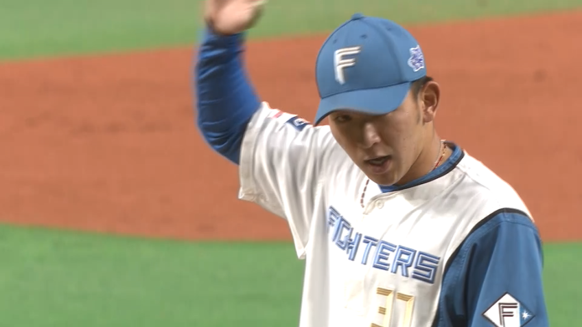 9回表・F柿木蓮 高校時代のチームメイトM藤原恭大を内野フライに打ち取る!!