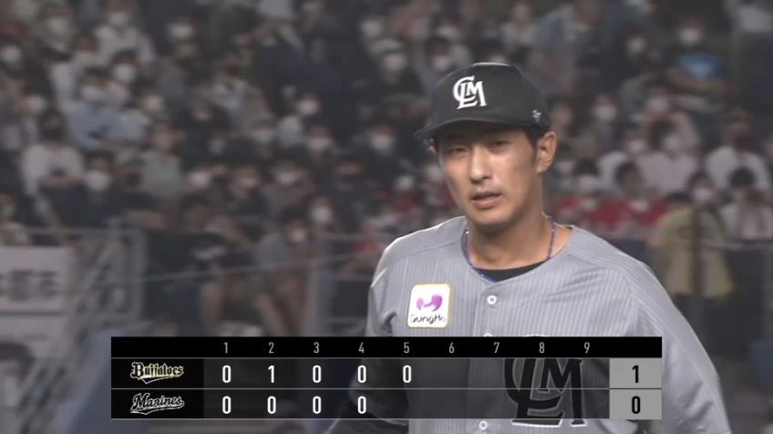 5回表・M本前郁也 見事な変化球で三振を奪い満塁のピンチを脱する!!