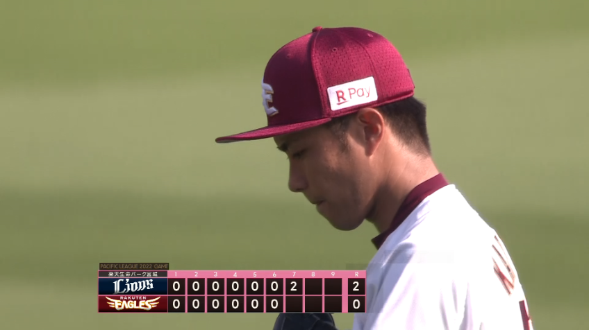 7回表・E辛島航 今季最長の7回103球4安打2失点のピッチングを見せる!!