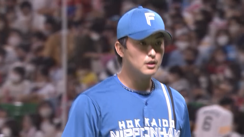 7回裏・F石川直也 追加点は許さない!! この回途中から登板し2三振を奪う好投!!