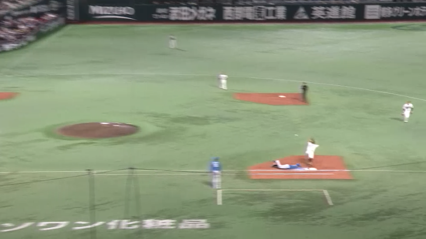 10回表・F谷内亮太 代打策ズバリ!! 気迫のヘッドスライディングで勝ち越し!!