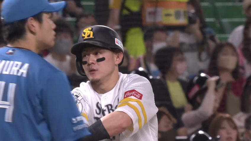 2回裏・H牧原大成 打撃好調!! チャンスを演出する3ベースヒットを放つ!!