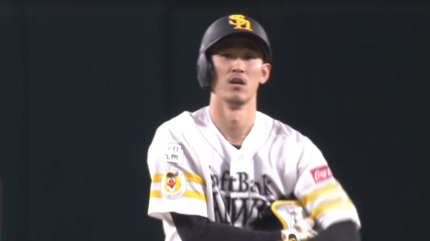 6回裏・H三森大貴 レフト線に落ちる勝ち越しタイムリー2ベースを放つ!!