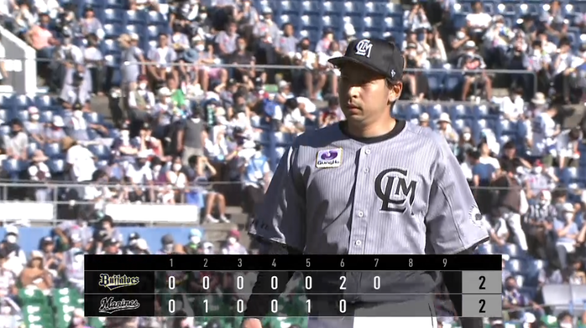 7回表・M東條大樹 見逃し三振を奪いピンチを切り抜ける!!