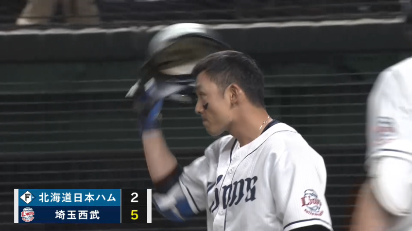 8回裏・L栗山巧 本拠地通算1000本安打目は2ランホームラン!!