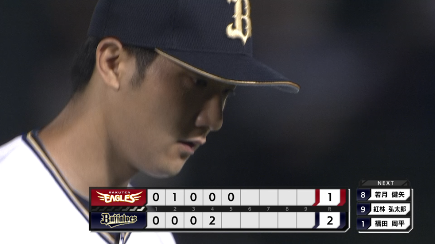 5回表・B田嶋大樹 一打同点のピンチも、ノビのある直球で空振り三振を奪う!!