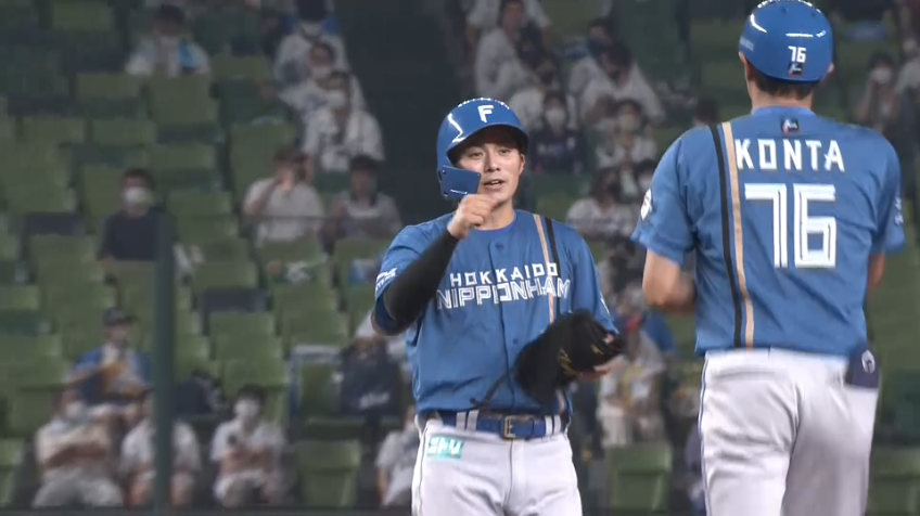 6回表・F上川畑大悟 タイムリー2ベースヒットを放ち反撃開始!!