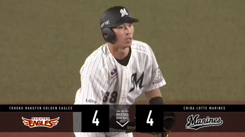 7回裏・M高部瑛斗 試合を振り出しに戻す同点の2点タイムリー2ベース!!