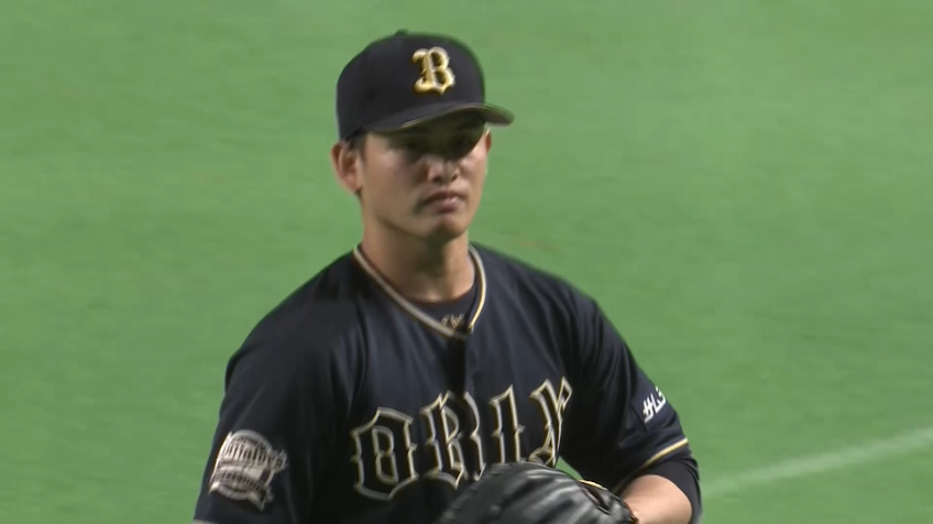 8回裏・B張奕 キッチリ3者凡退に抑える!!