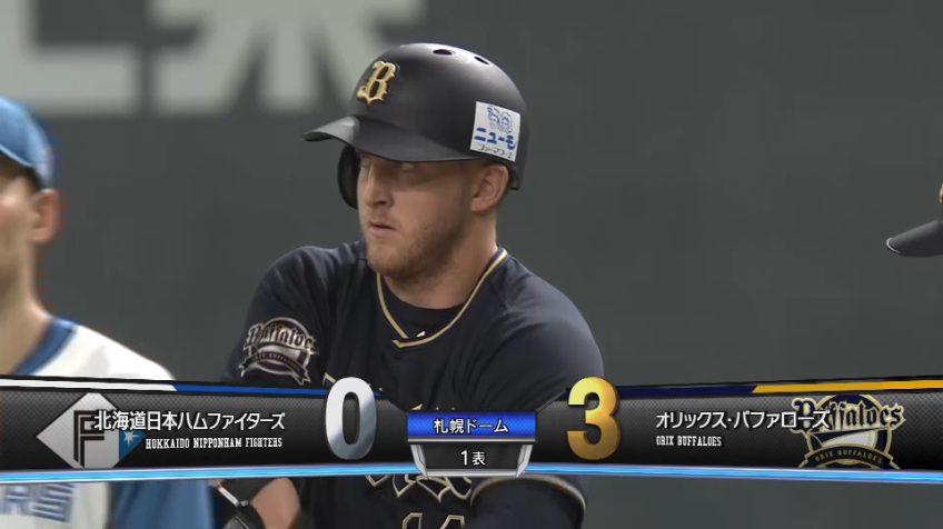 1回表・Bマッカーシー ライトへのタイムリーヒット!! 初回から4安打で一挙3点!!