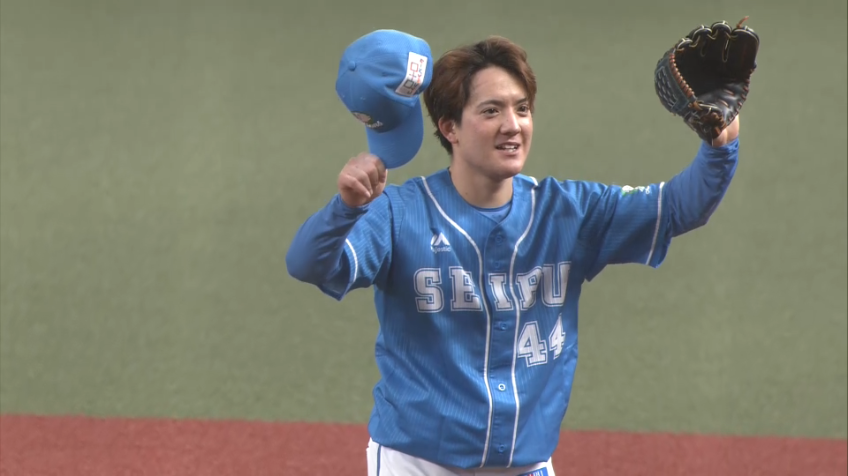 6回表・L與座海人 スライディングでアウトを奪い、気迫あるプレーを見せる!!