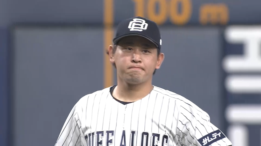 5回表・B宮城大弥 本日初めてピンチを背負うもアウトローへのストレートで見逃し三振!!