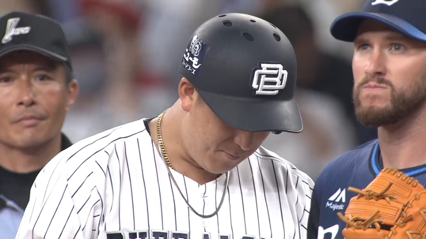 7回裏・B杉本裕太郎 ホームランの次はタイムリー!! センターへのタイムリーヒットで試合は振り出しに!!