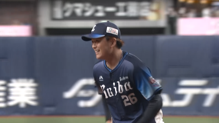 10回裏・L佐々木健 一打サヨナラのピンチを注文通りのゲッツーに打ち取りチームを救う!!