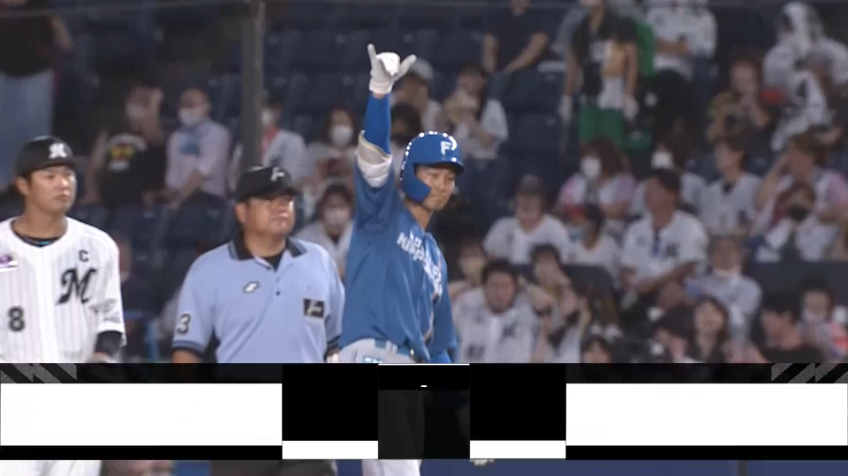 4回表・F石井一成 ライトへの勝ち越しタイムリーヒット!!