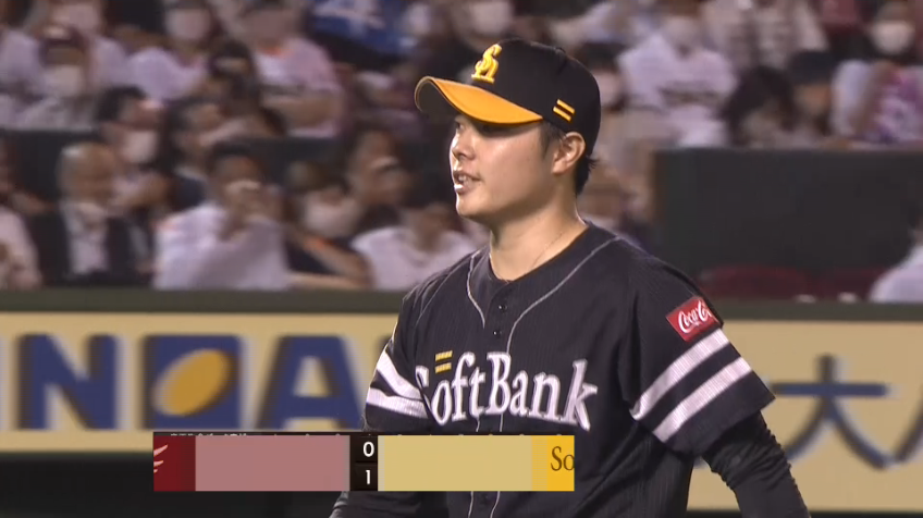 5回裏・H松本裕樹 1アウト2塁のピンチを背負うも、2者連続三振を奪い切り抜ける!!