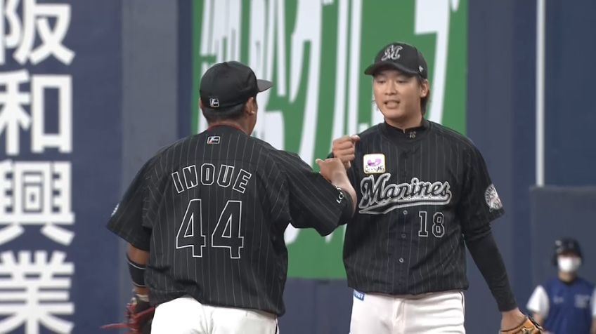 1回裏・M井上晴哉 初回からファインプレーを見せ、投手を救う!!