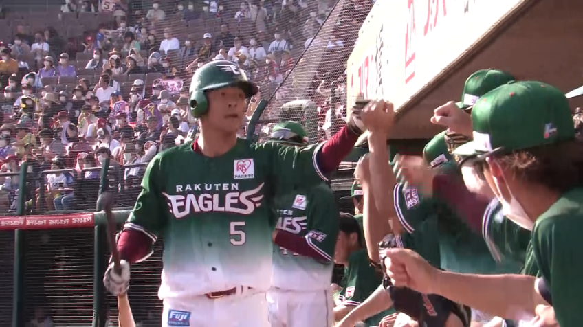 2回裏・E茂木栄五郎 ライトスタンドへ第3号ソロホームランを放つ!!