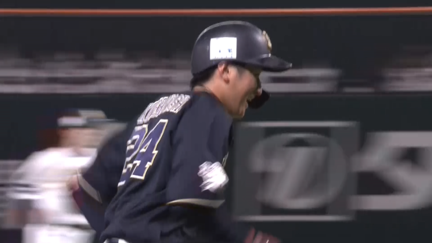 2回表・B紅林弘太郎 ライナー性の打球はレフトスタンドへ!! 追加点となるソロホームランを放つ!!