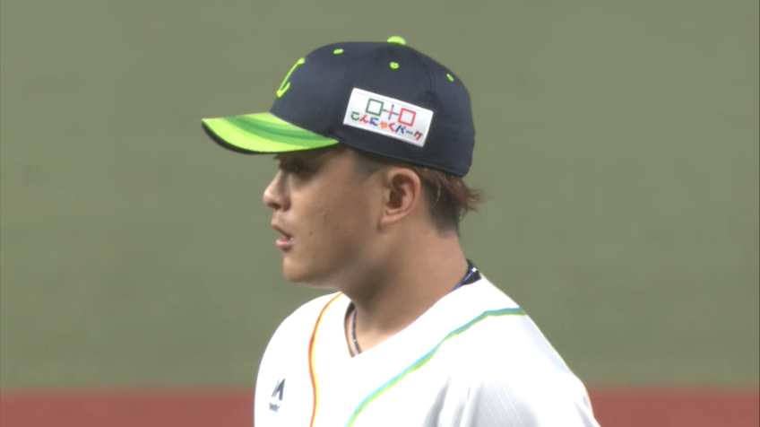 5回表・L佐々木健 ピンチを任され空振り三振を奪う!!