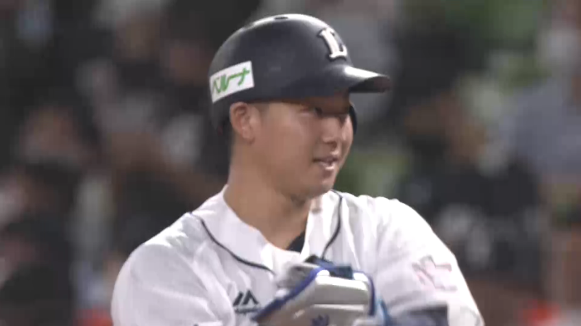 7回裏・L古賀悠斗 貴重な追加点となるタイムリーヒット!!