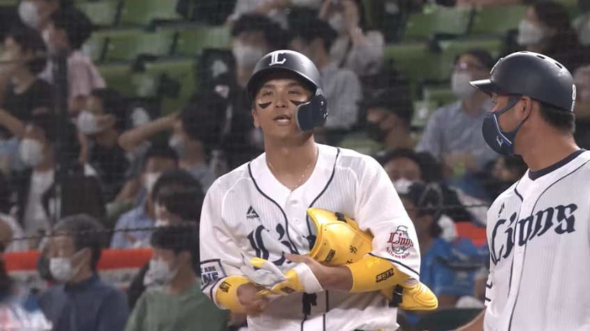 8回裏・L山田遥楓 左中間へのタイムリーヒット!!