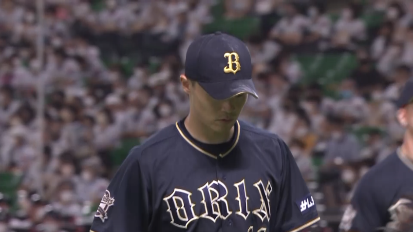 2回裏・B山崎福也 鋭く落ちるボールで空振り三振を奪う!!