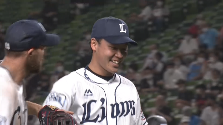 8回表・L水上由伸 最後は空振り三振に!! ノーアウト満塁のピンチを迎えるも無失点に抑える!!