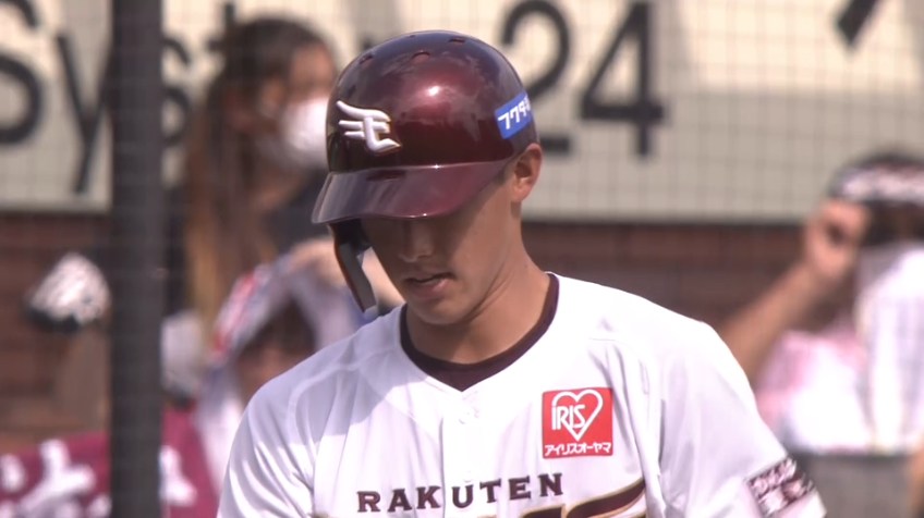 2回裏・E辰己涼介 快足飛ばしてタイムリー3ベース!!