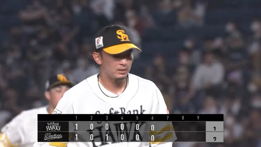 6回裏・H東浜巨 最後は変化球で三振!! 6回を2失点に抑える好投を見せる!!