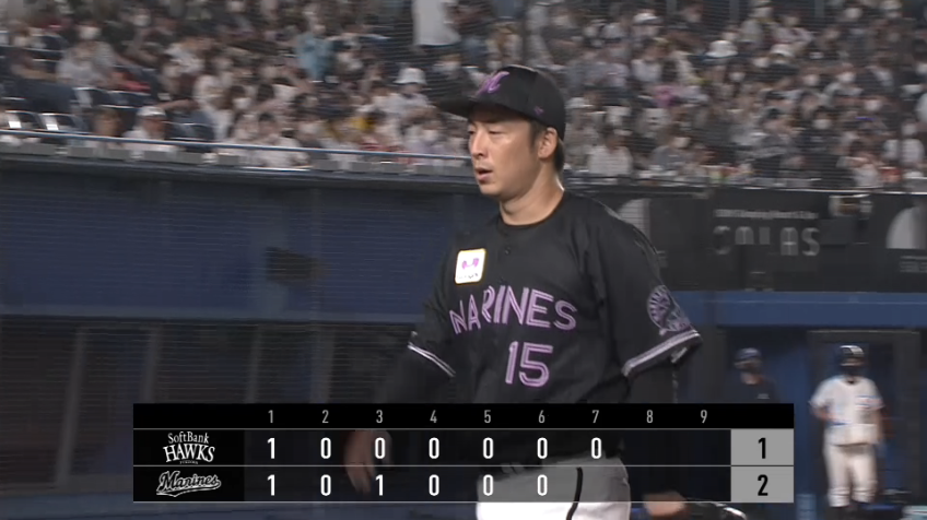 7回表・M美馬学 今シーズン自己最長の7回を投げ3安打1失点の好投を披露!!