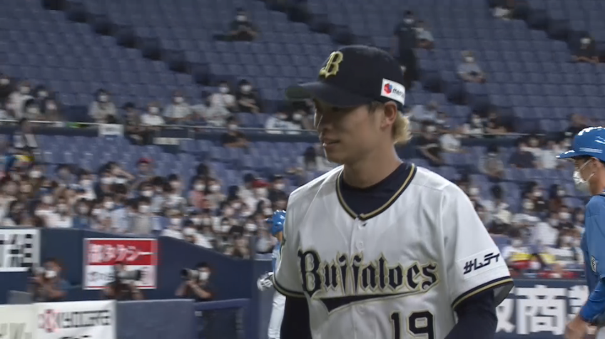 7回表・B山岡泰輔 112球の熱投!! 最後は空振り三振に打ち取り7回1失点!!