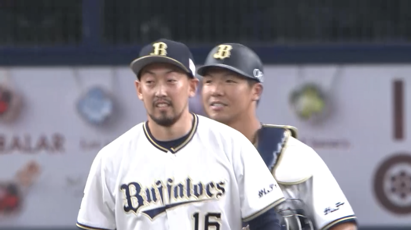 9回表・B平野佳寿 最後の1アウトをしっかり奪い試合終了!!