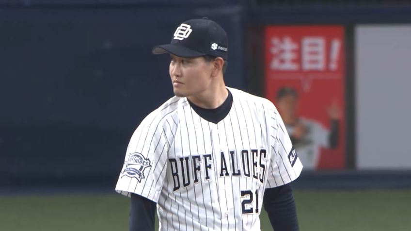 4回表・B竹安大知 先頭打者を出すも正確な制球で後続をゲッツーに打ち取る!!