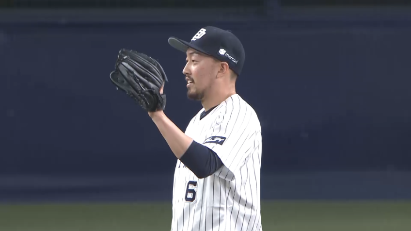 9回表・B平野佳寿 安定感抜群の投球!! 3人で締めて25セーブ目をあげる!!