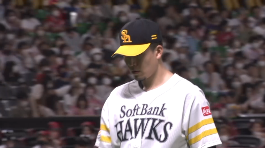 5回表・H千賀滉大 3イニング連続3者凡退に抑える好投!!