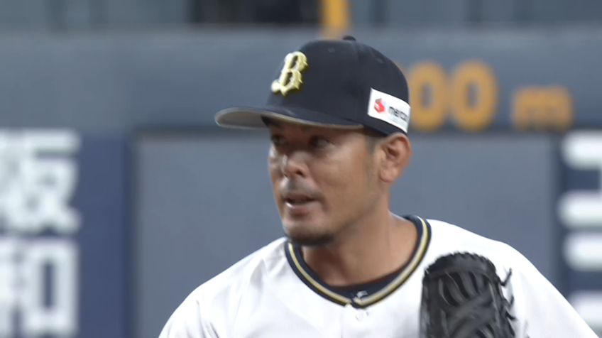 8回表・B比嘉幹貴 満塁のピンチで登板し見事に三振で凌ぐ‼!