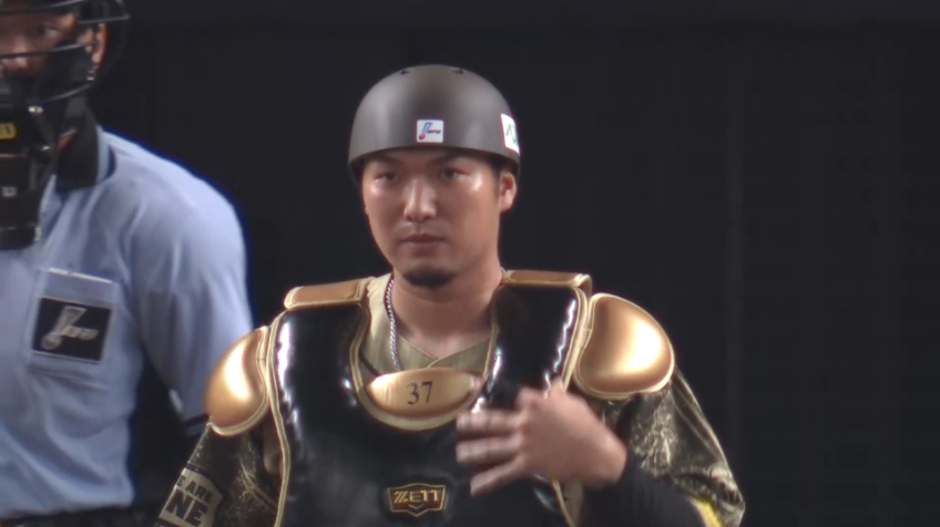 5回表・L柘植世那 三振&盗塁阻止!! バッテリーで奪ったダブルプレー!!