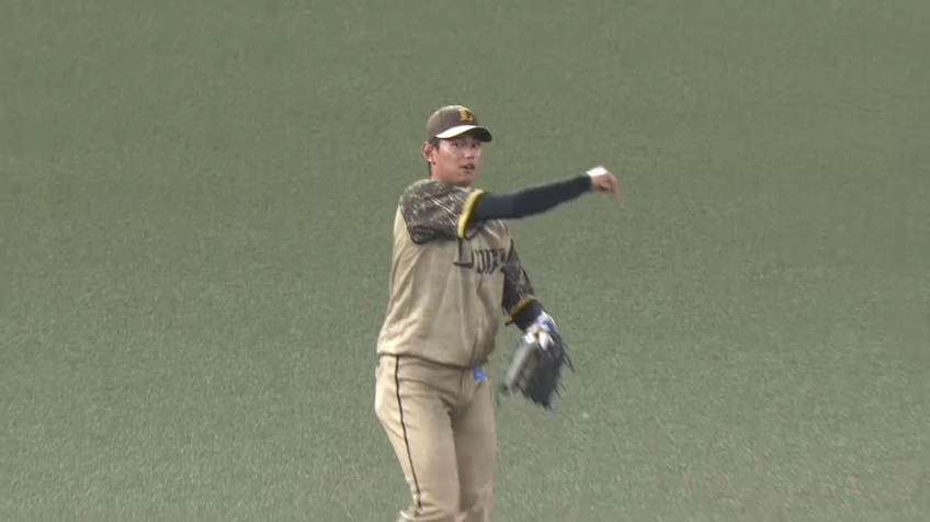 9回裏・L西川愛也 スライディングキャッチ!! ナイスプレーでチームの勝利を掴み捕った!!