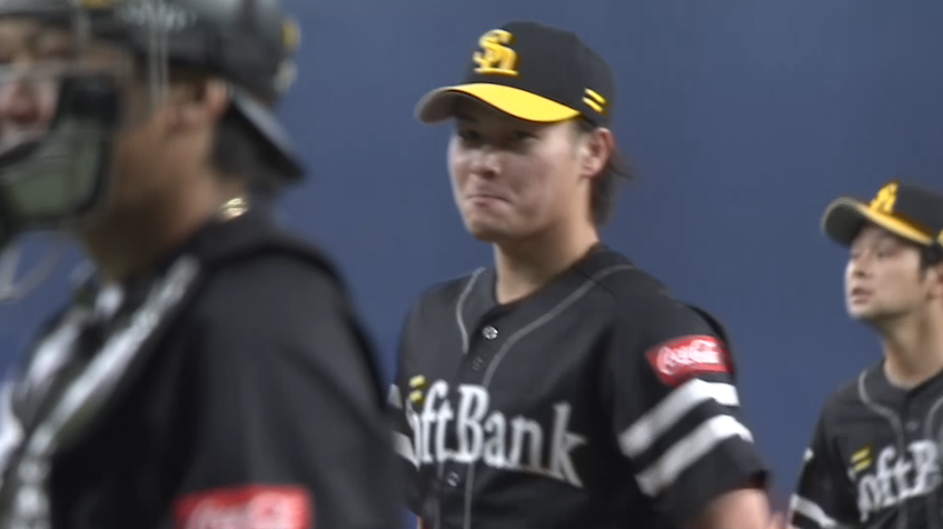 7回裏・H笠谷俊介 ピンチの場面で登板も、切れ味抜群の変化球で空振り三振に奪う!!