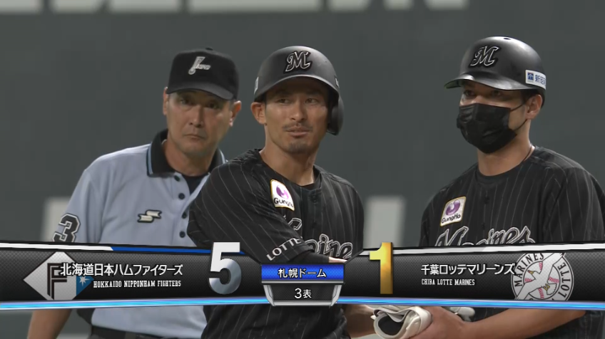 3回表・M荻野貴司 反撃の狼煙をあげるレフトへのタイムリーヒットを放つ!!