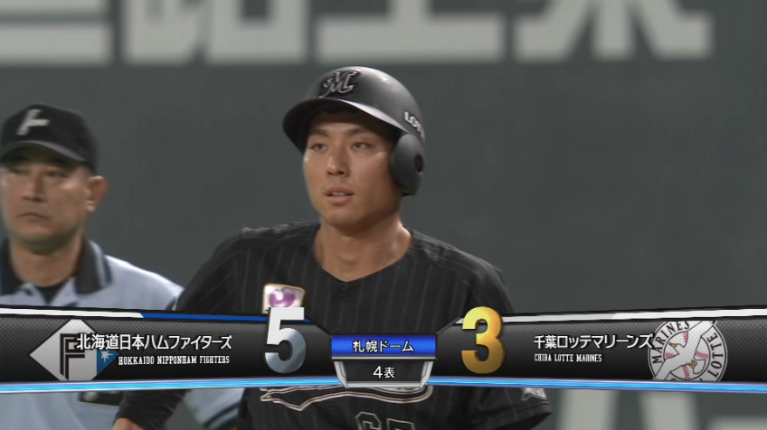 4回表・M茶谷健太 プロ初打点となる2点タイムリーヒットを放つ!!