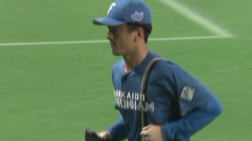 8回表・F北山亘基 勝ち越した後の大事な場面を2奪三振を含めた3者凡退で切り抜ける!!