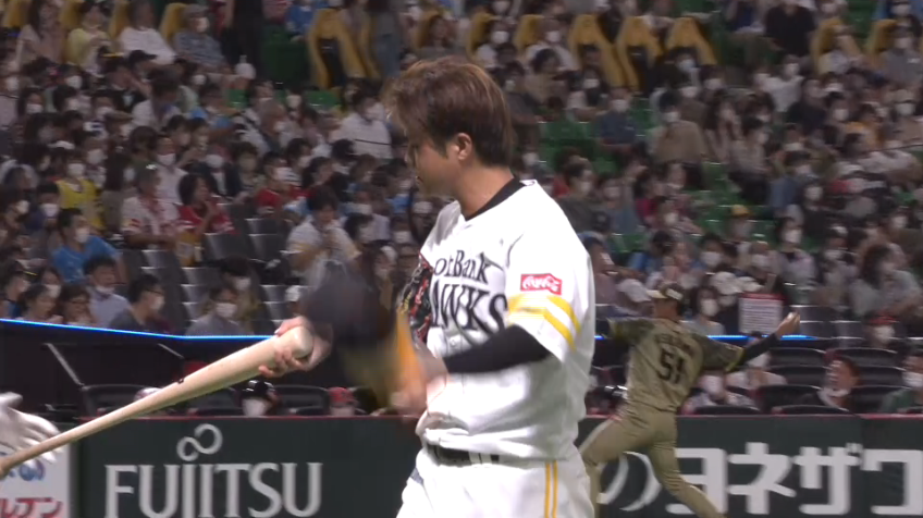 8回表・H甲斐野央 復帰登板をしっかりと3人で抑える!!